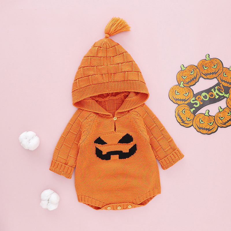 Halloween Baby Knitted Rompers