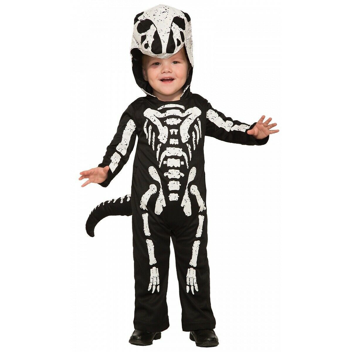 Halloween Baby Dragon Skeleton Costume