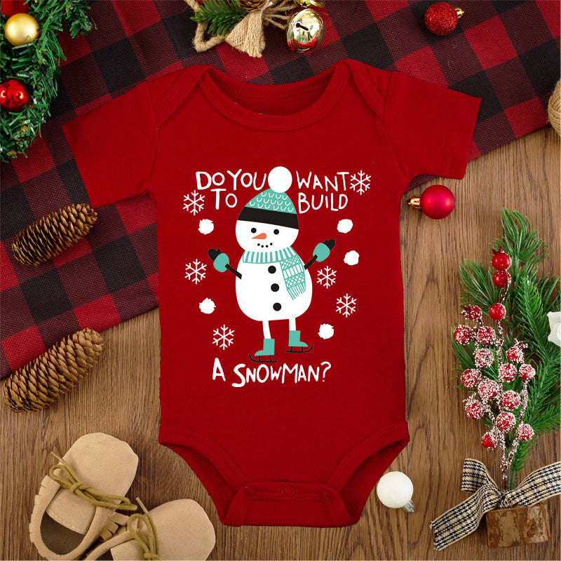 Red Merry Christmas Romper