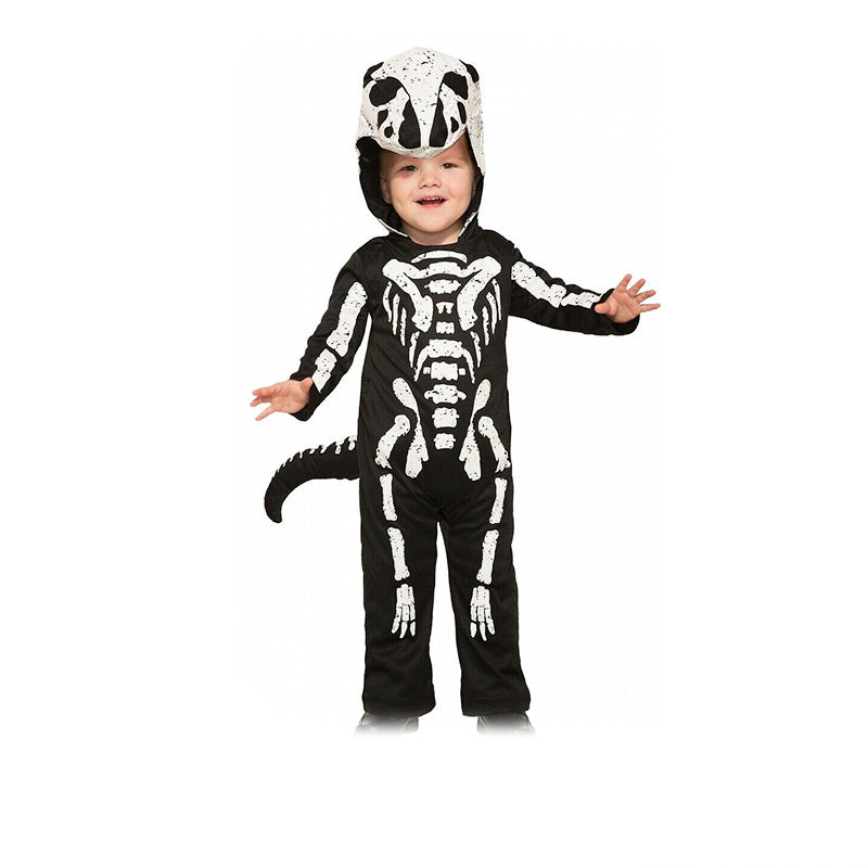 Halloween Baby Dragon Skeleton Costume