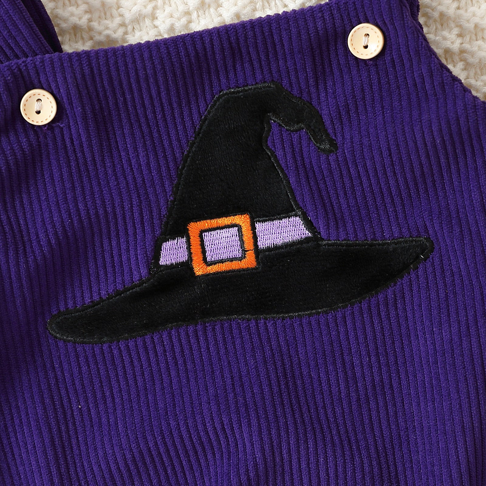 Halloween Embroidered Baby Romper