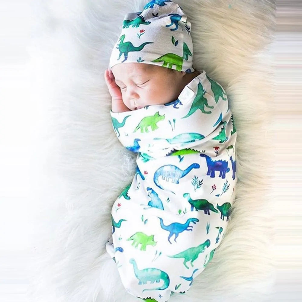 Baby Swaddle with Cap