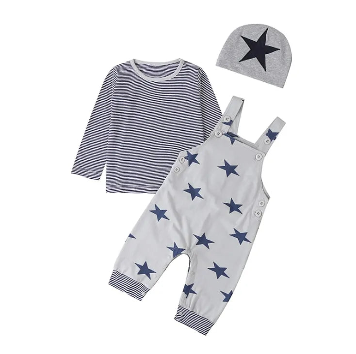 Baby Casual Striped Sweater Set
