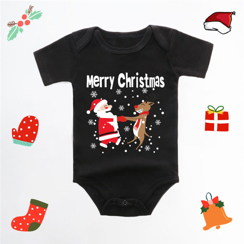 Red Merry Christmas Romper