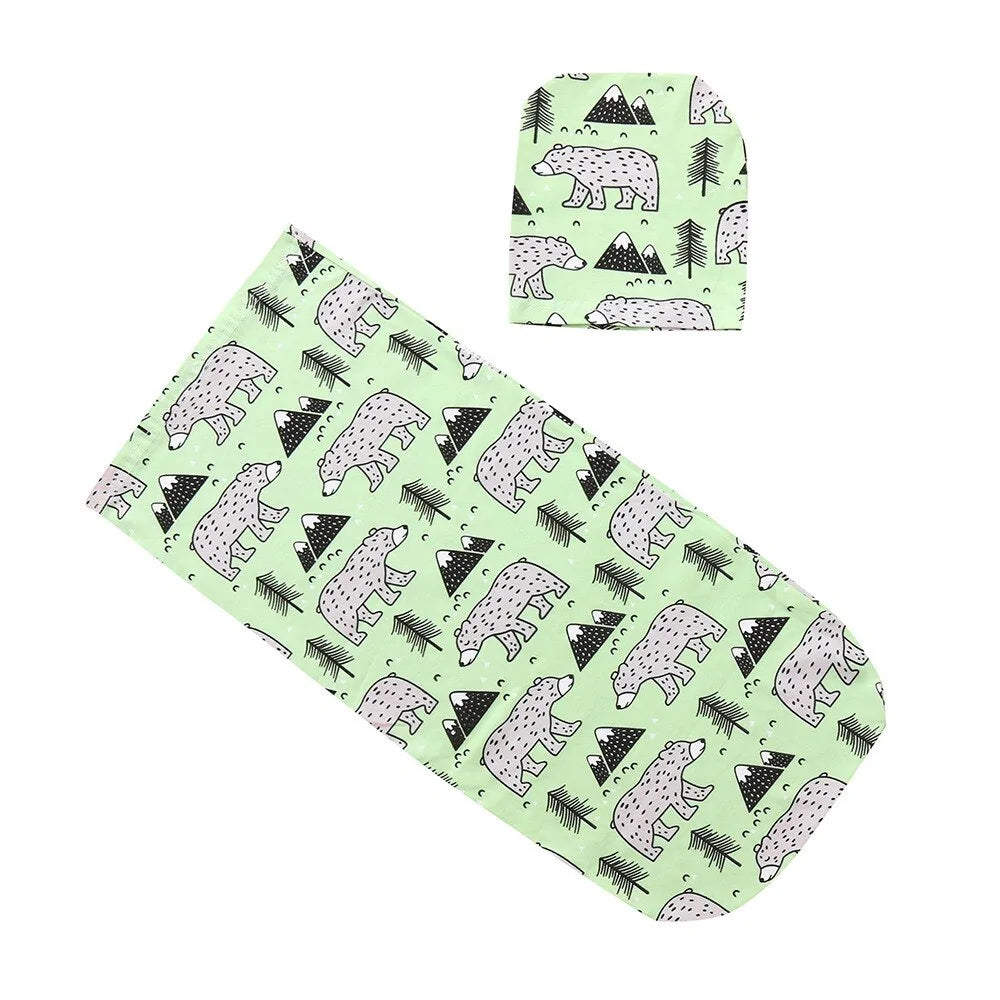 Baby Swaddle with Cap