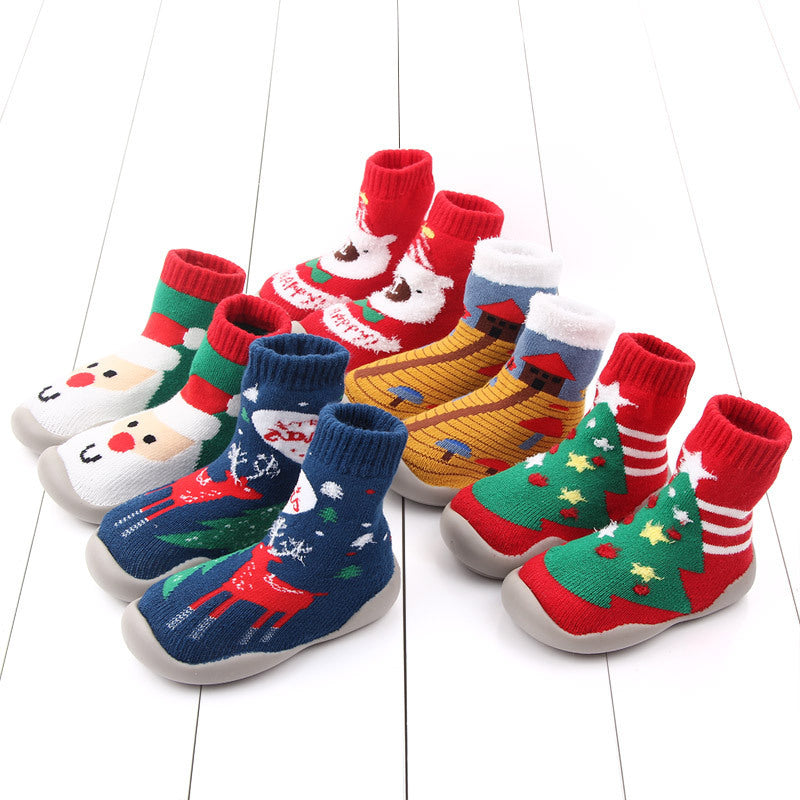 Christmas anti slip sock shoes