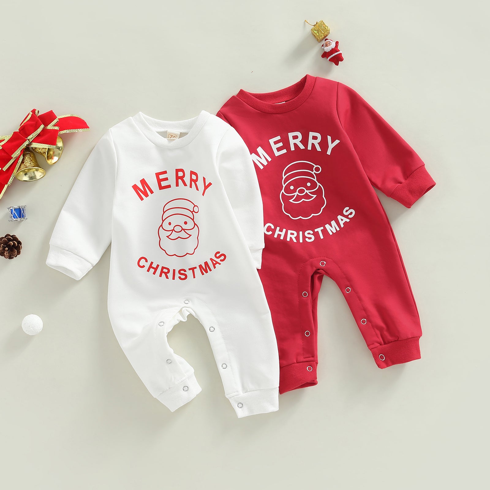 Christmas-inspired Baby Body Suit