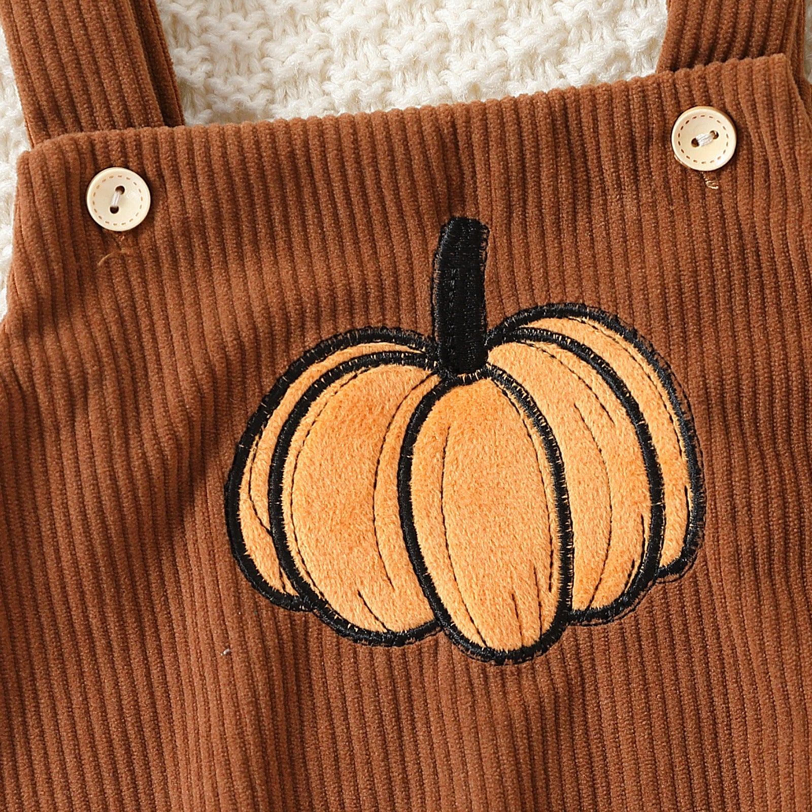 Halloween Embroidered Baby Romper