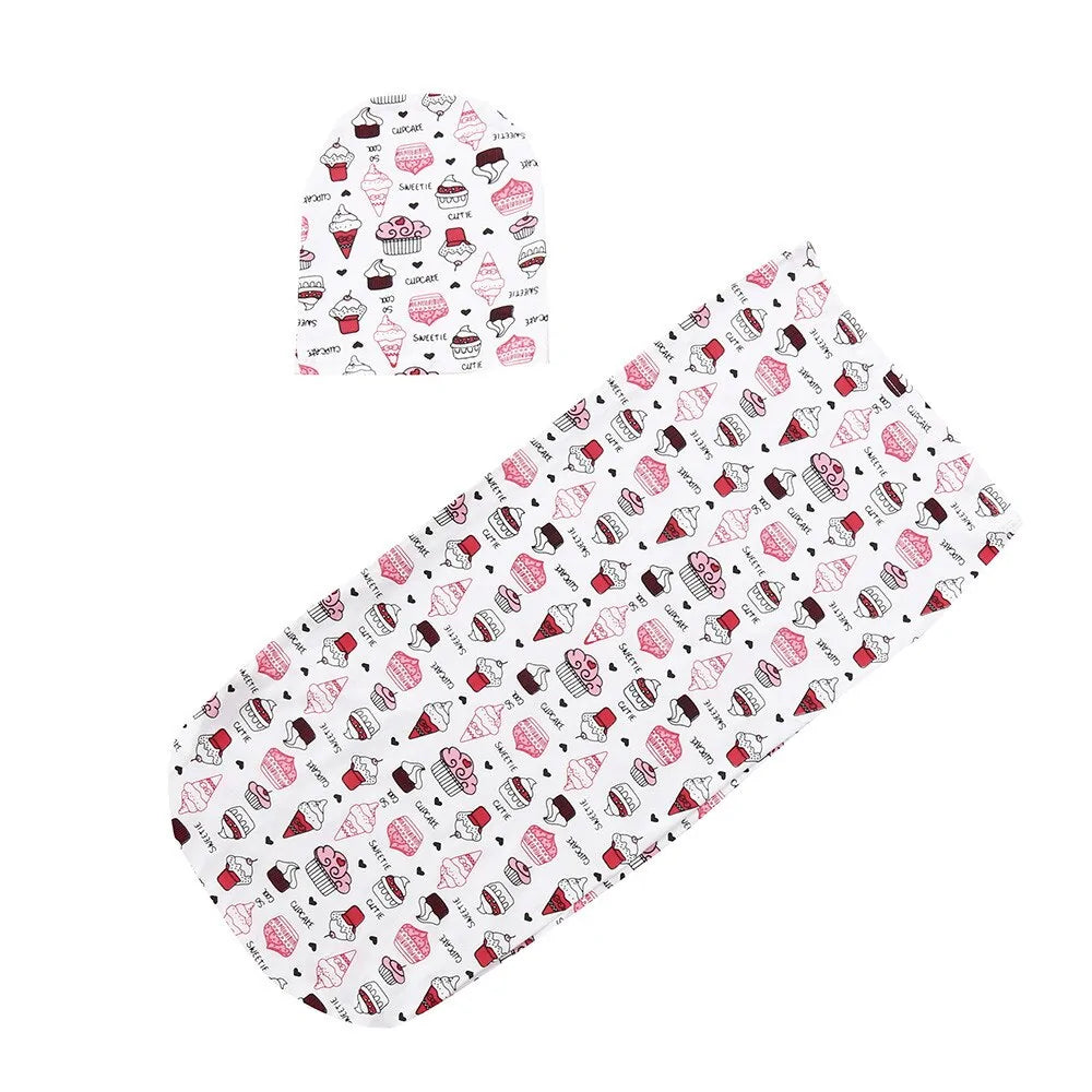 Baby Swaddle with Cap