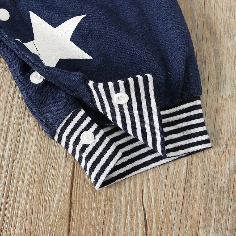 Baby Casual Striped Sweater Set