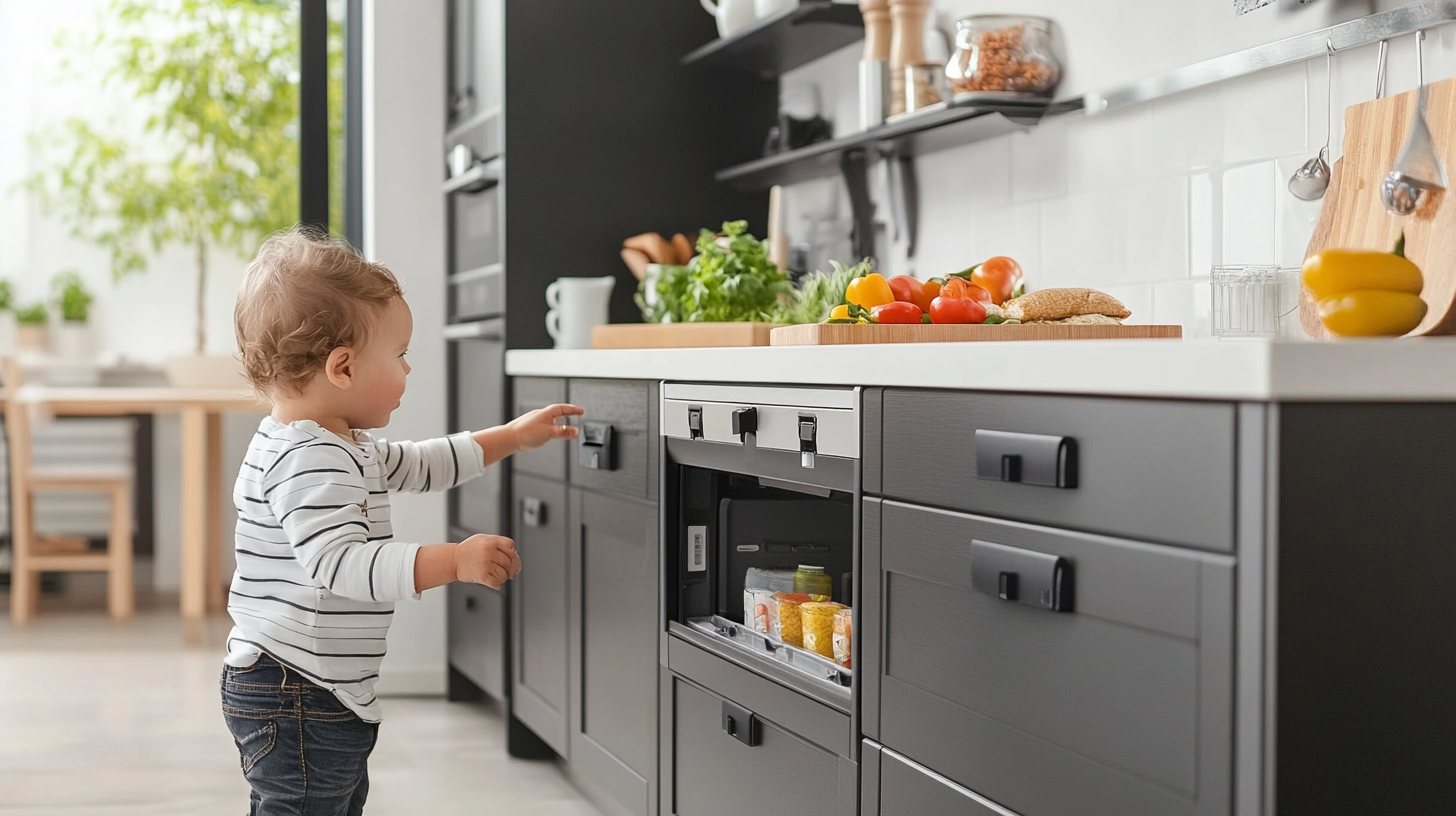 Childproof Cabinet Locks for Kitchens