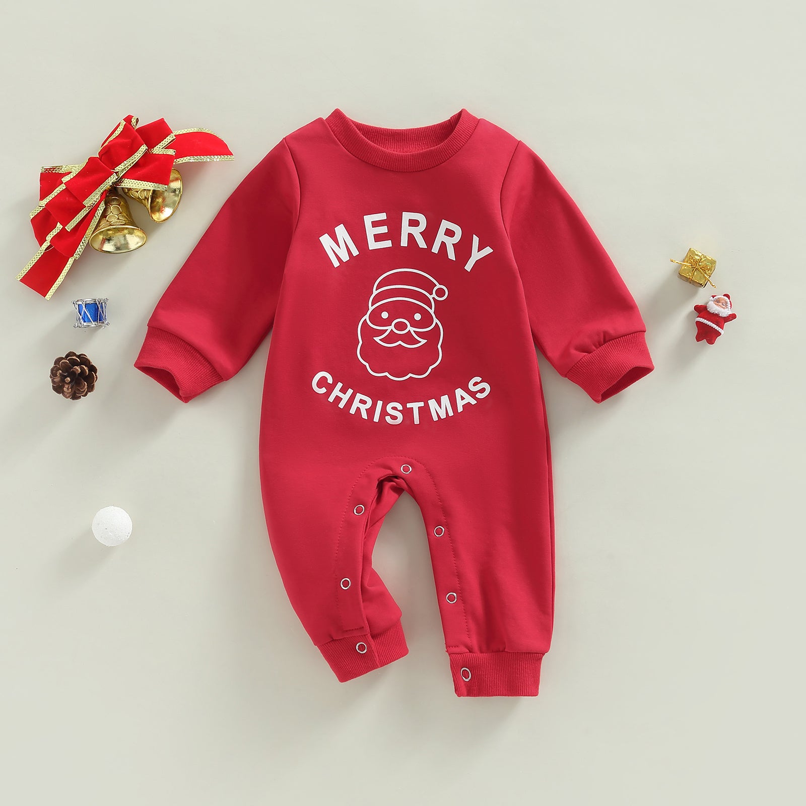 Christmas-inspired Baby Body Suit