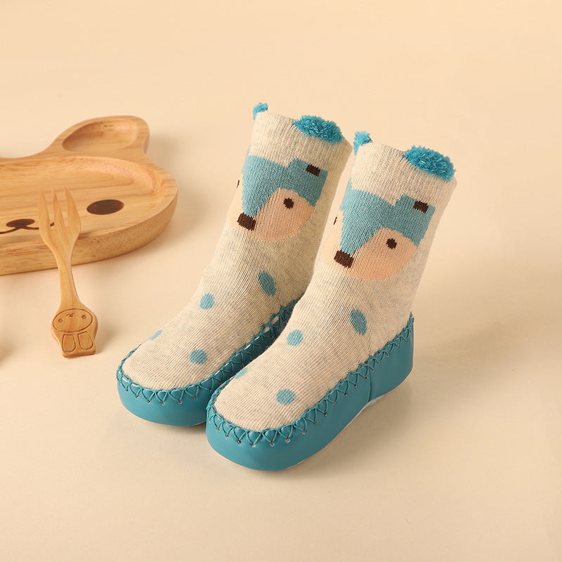 Blue fox Ankle Sock Trendy Baby Shoes