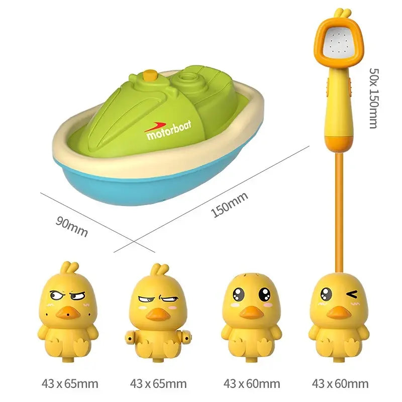 Electric Duck Spray Bath Toy