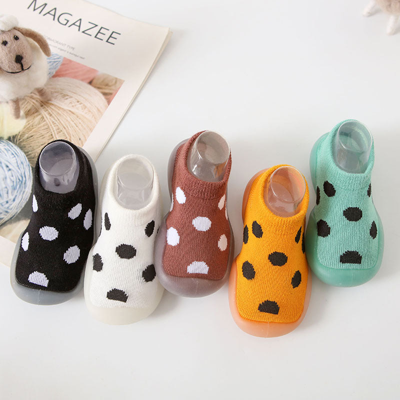 Round Dot Style Breathable Toddler Sock Shoes