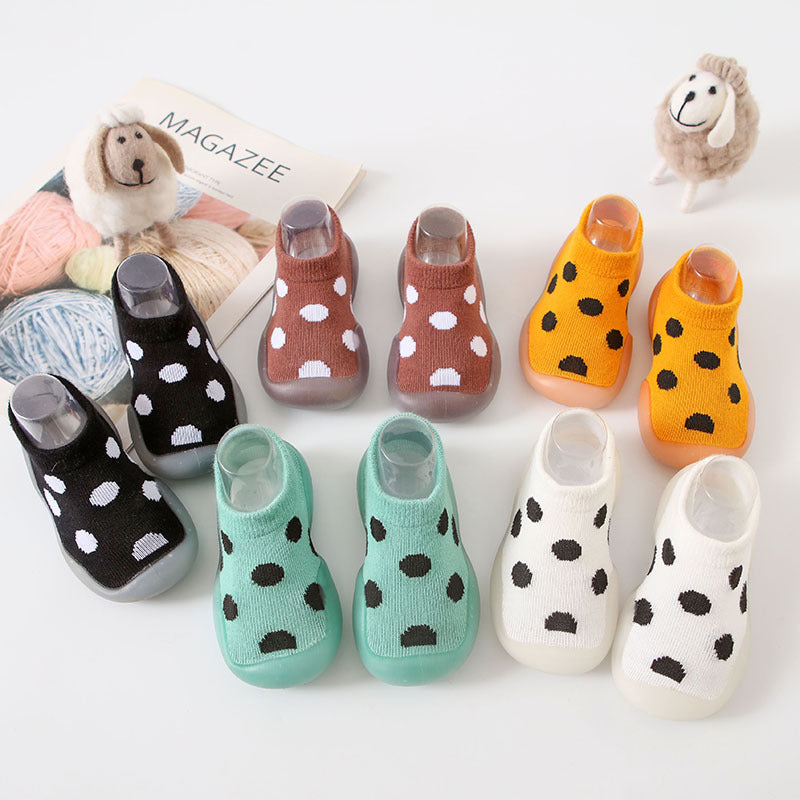 Round Dot Style Breathable Toddler Sock Shoes