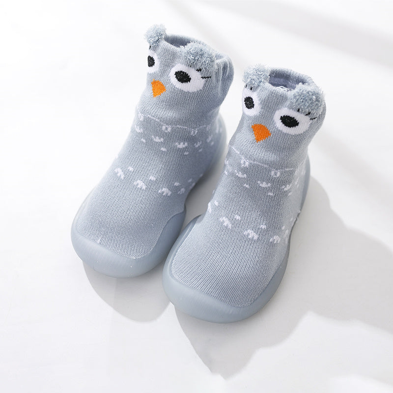 Light Blue Cute Baby Sock Shoes