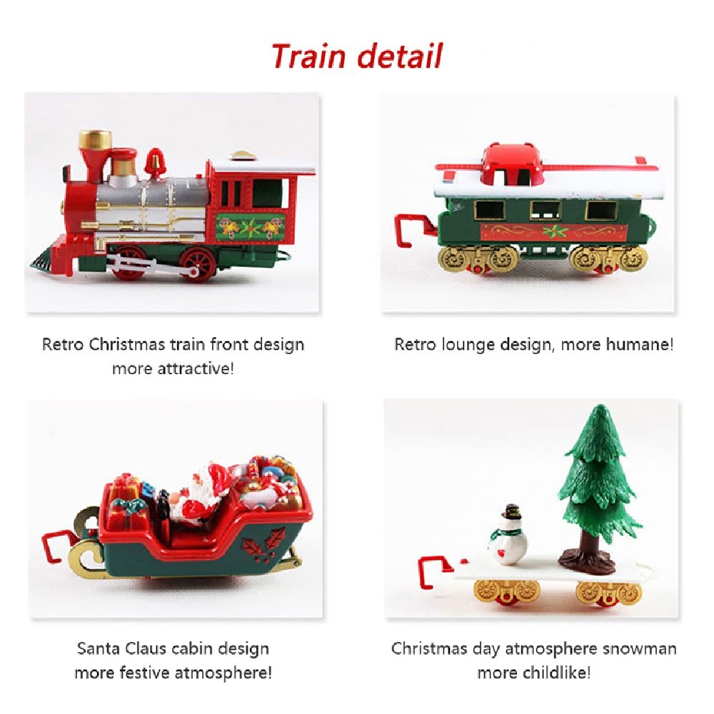 Christmas Electric Rail Train Toy