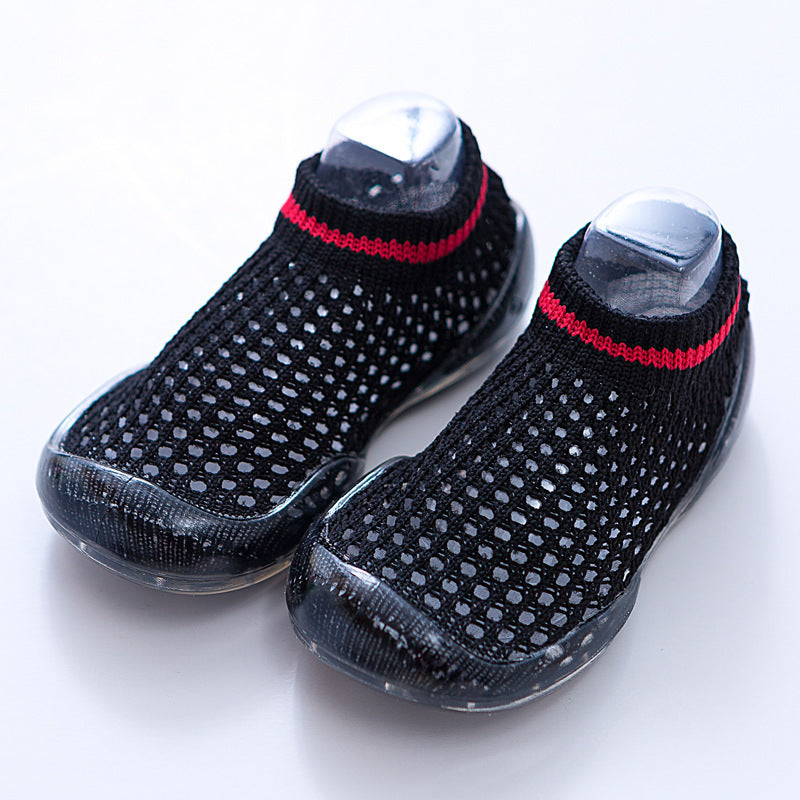 Black Unique Baby Sock Shoes