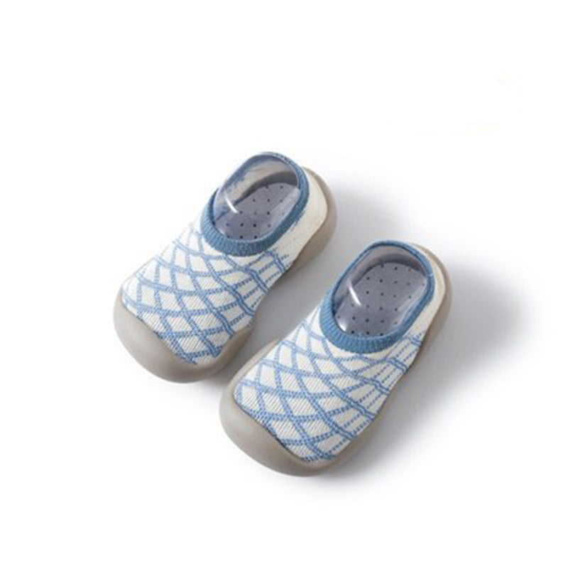 blue mesh Spring & Autumn Baby Sock Shoes