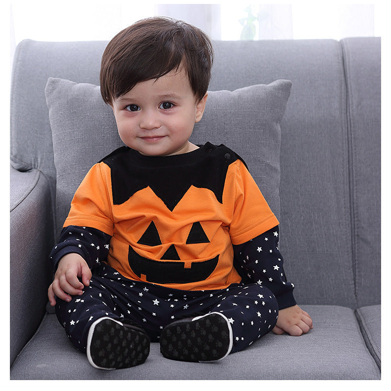 Halloween 4pcs Bat Pumpkin Clothes