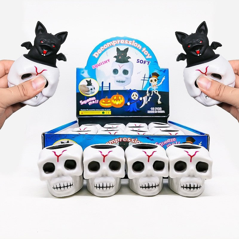 Halloween Skull Squeeze Toy