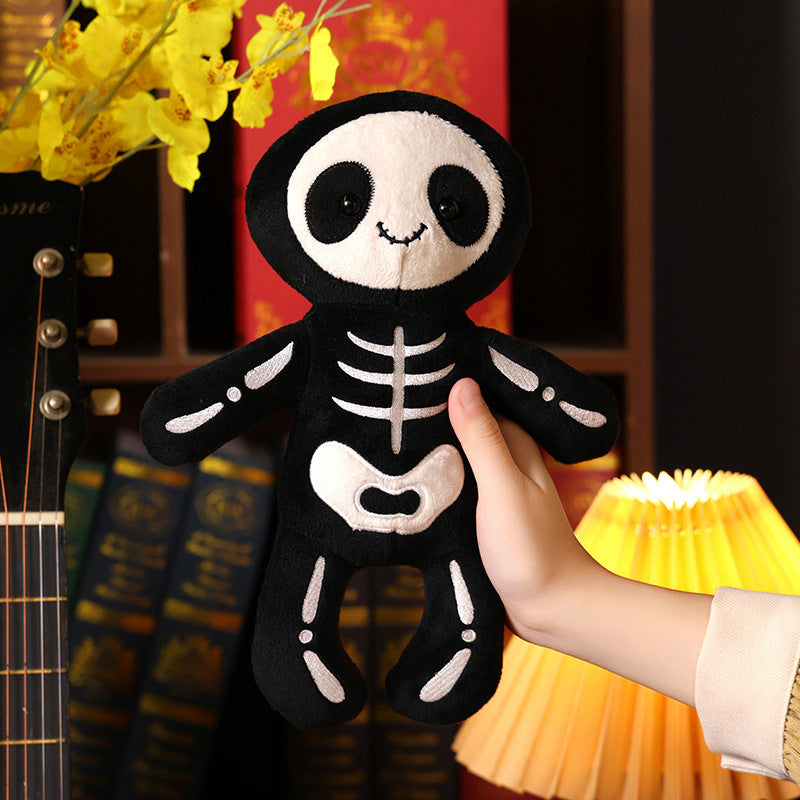 Halloween Skeleton Plush Pillow