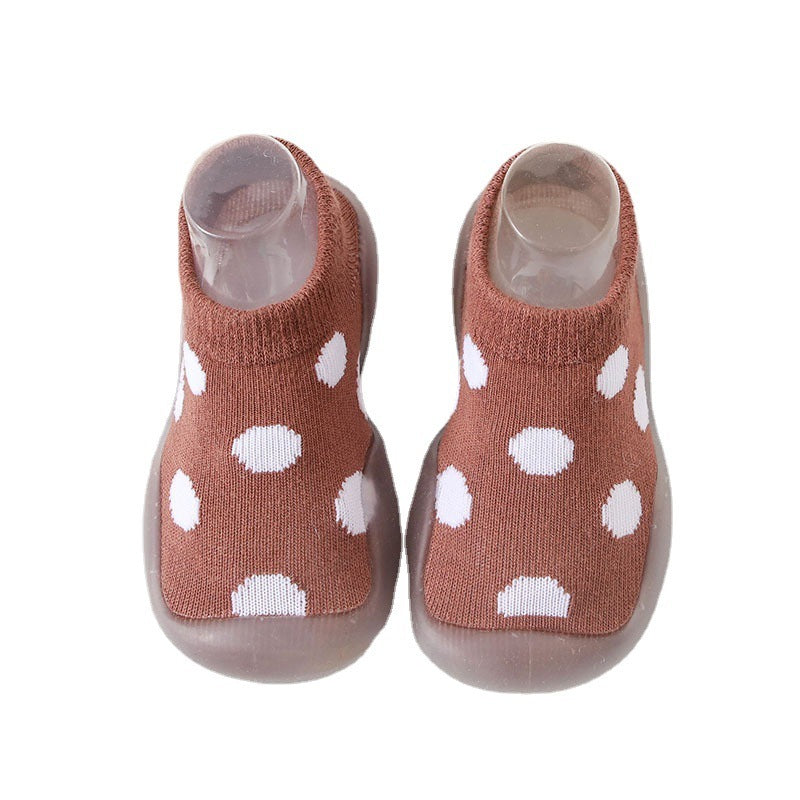 Round Dot Style Breathable Toddler Sock Shoes