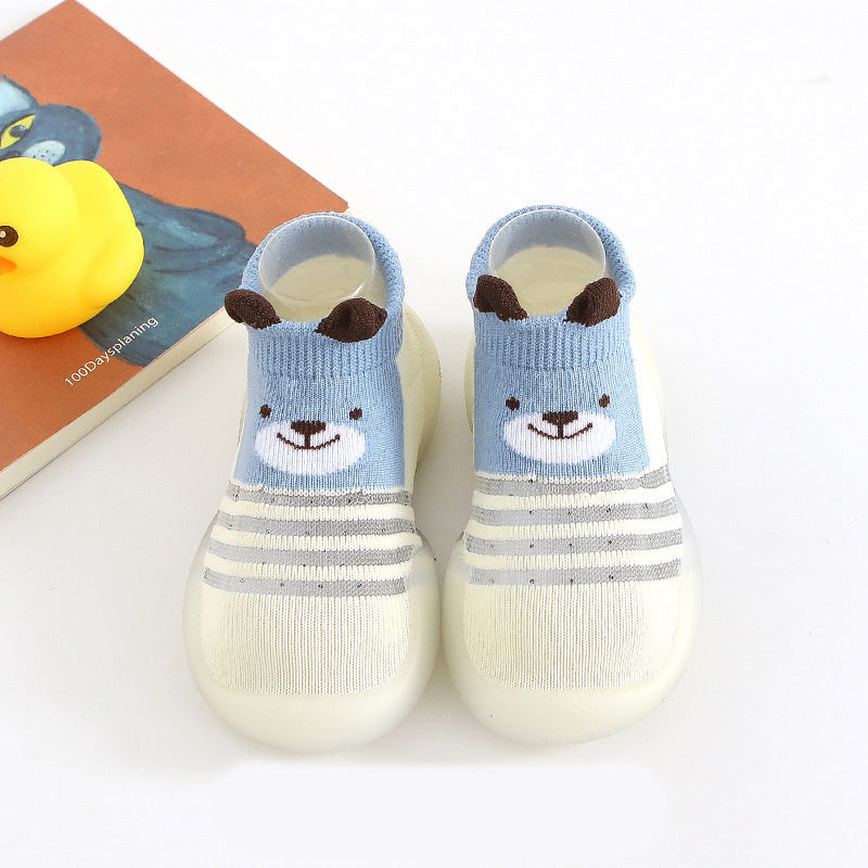 Blue Bear Toddler Sock Shoes