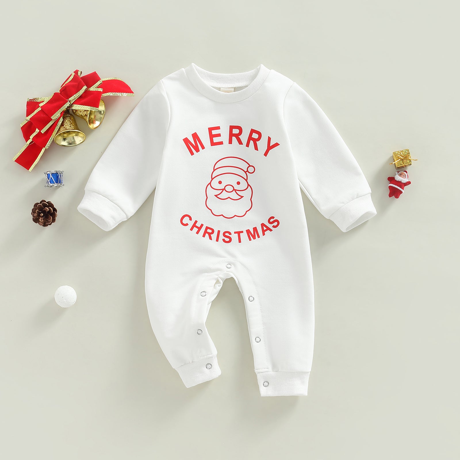 Christmas-inspired Baby Body Suit