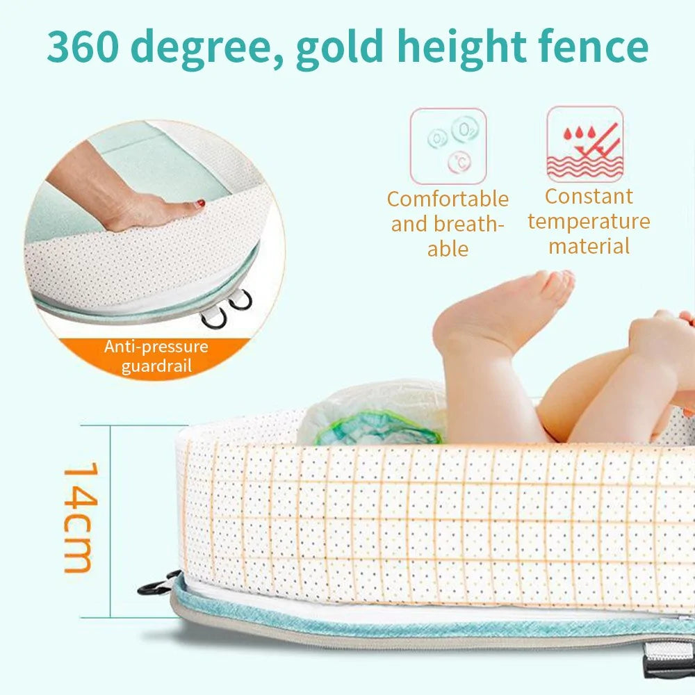 Portable Folding Newborn Bionic Crib