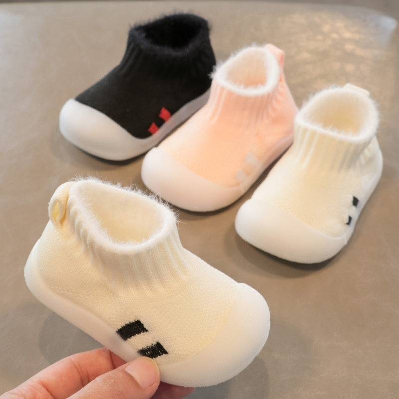 Safe Viyella Baby Sock Shoes