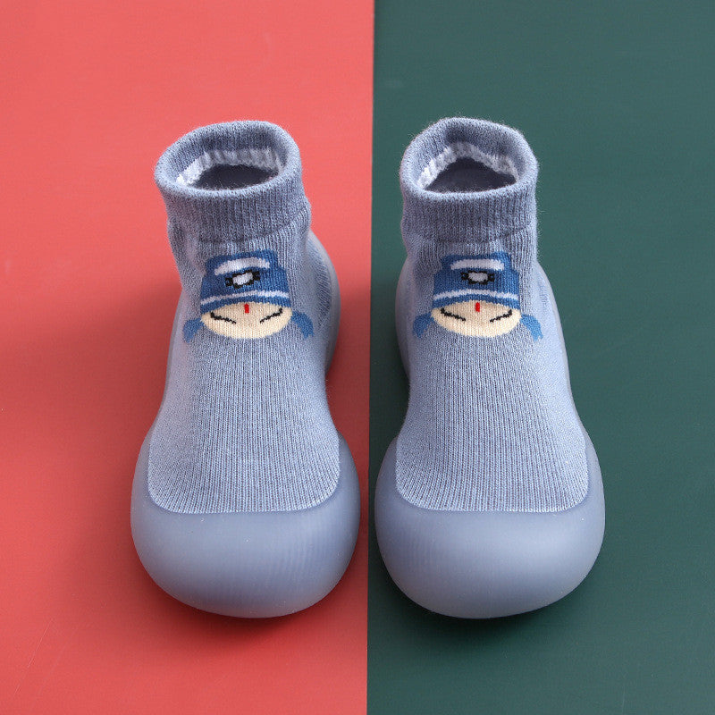 Blue Vintage Children Sock Shoes