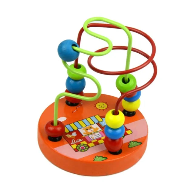 Baby Wooden Bead Roller Coaster