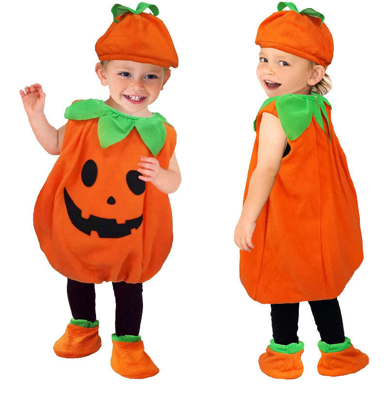 Kid's Halloween Pumpkin Costume