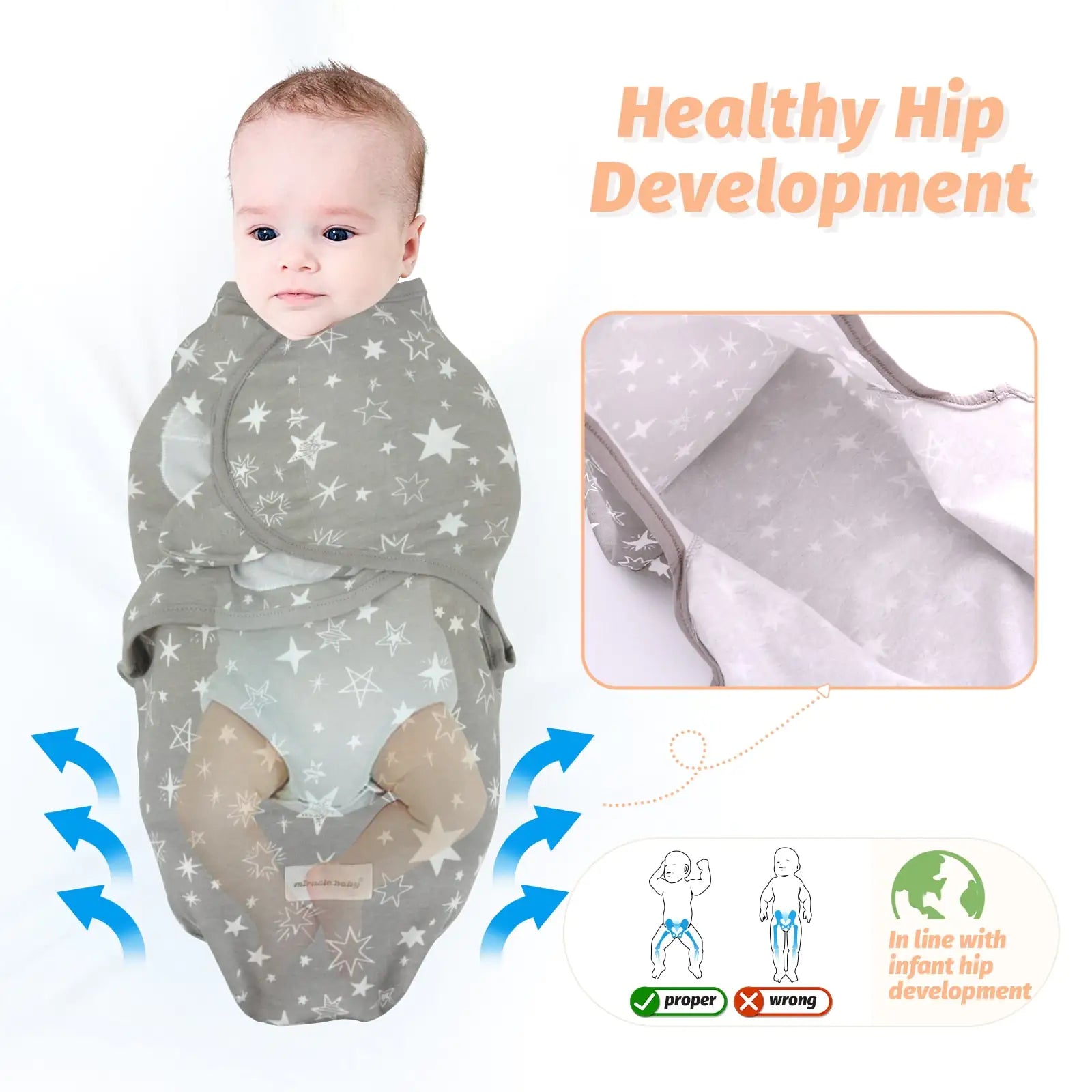 Newborn Swaddle Wrap