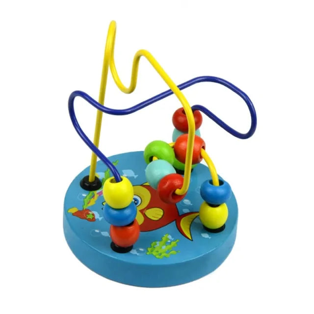 Baby Wooden Bead Roller Coaster