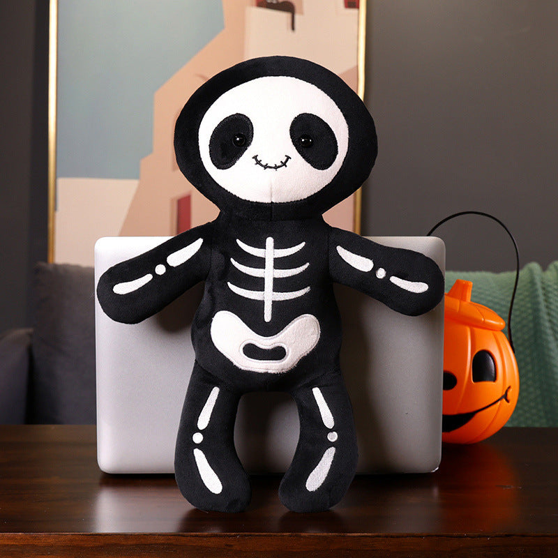 Halloween Skeleton Plush Pillow