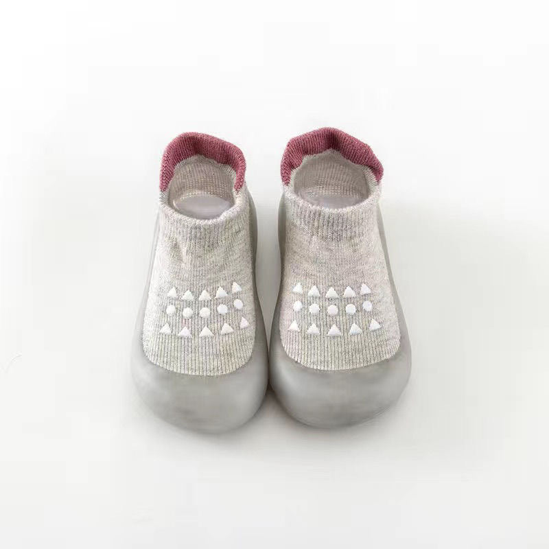 Grey Stylish Toddler Sock Shoes