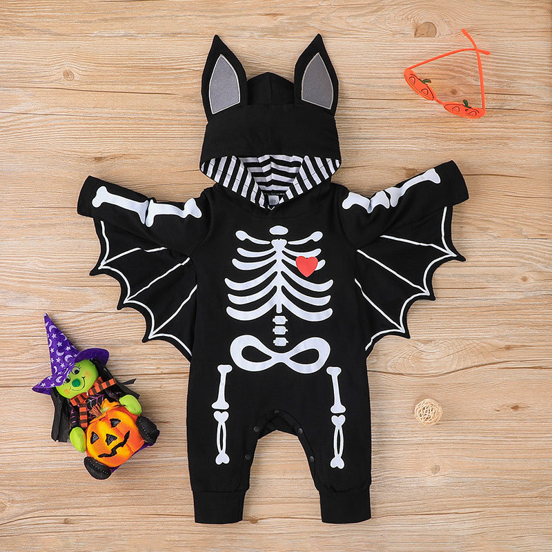 Halloween Bat One-piece Baby Suit