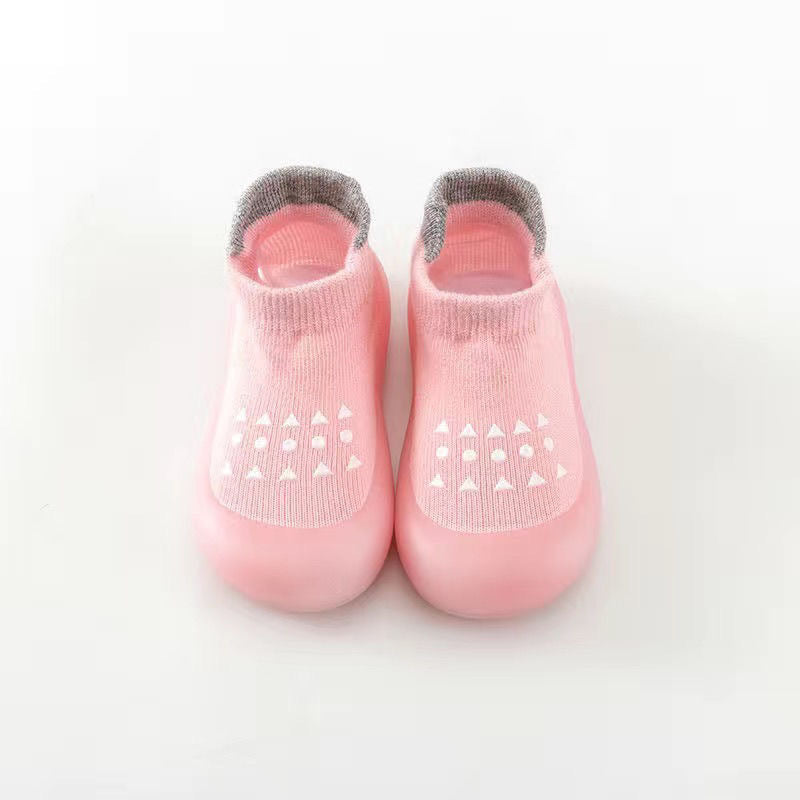 Pink Stylish Toddler Sock Shoes