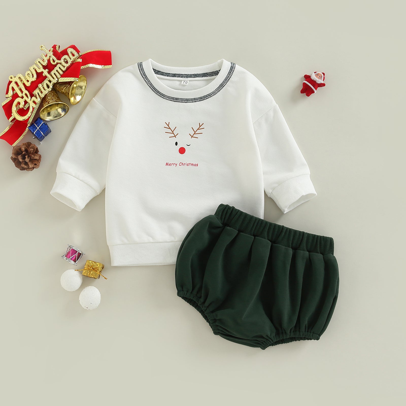 Christmas Baby Two-Piece Set