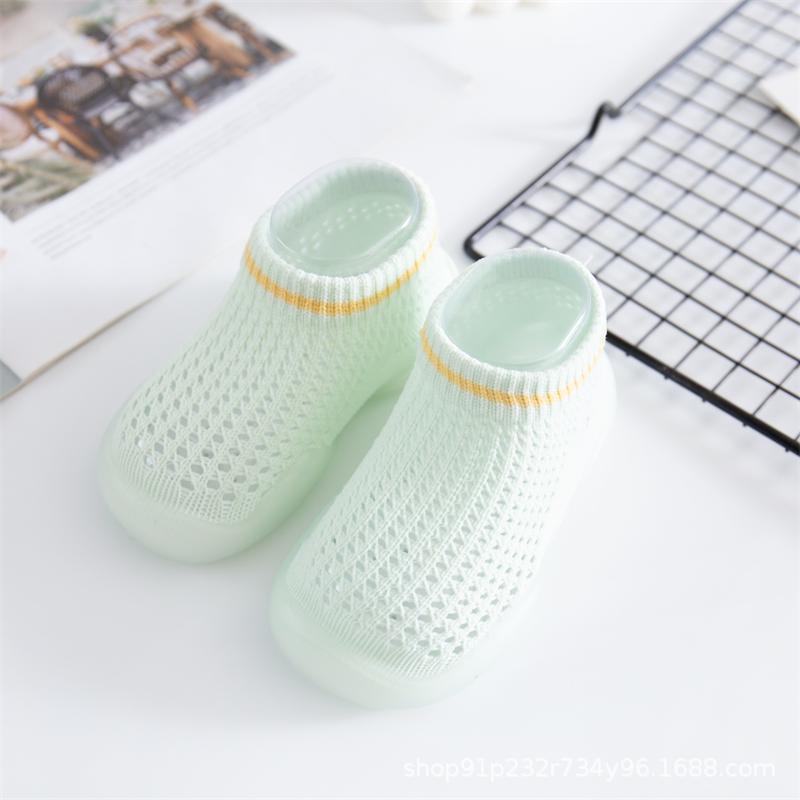 Green Summer Baby Sock Shoes