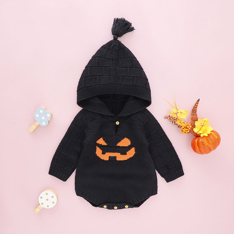 Halloween Baby Knitted Rompers