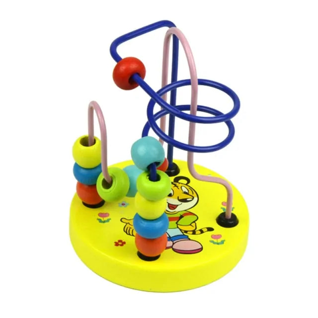 Baby Wooden Bead Roller Coaster