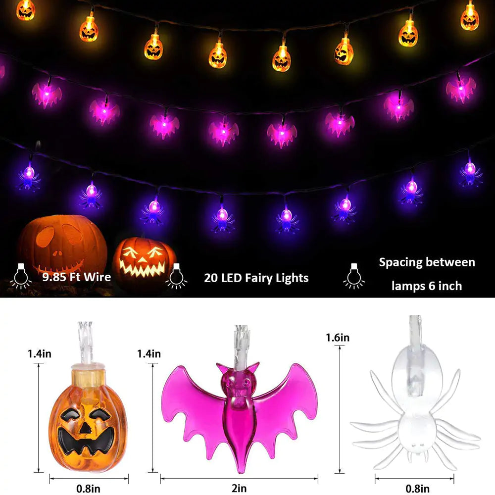 LED Halloween String Lights