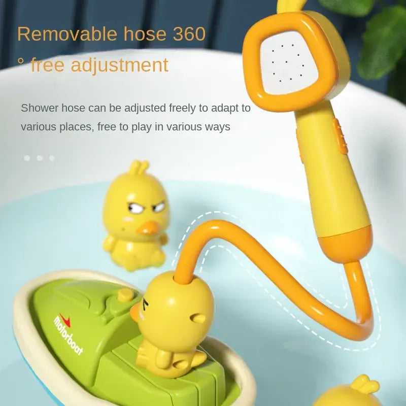 Electric Duck Spray Bath Toy